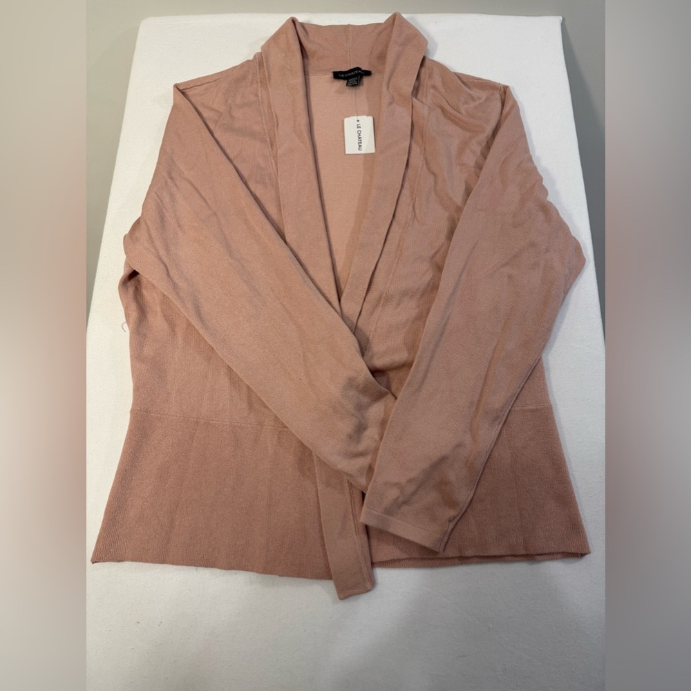 Rose colour cardigan